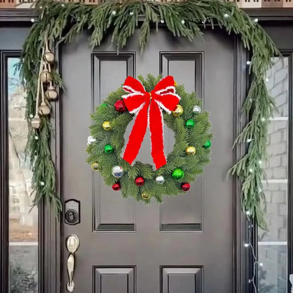 Christmas Wreath Christmas Decoration Door Hanging Decoration Pendant Christmas Window Prop Ornament
