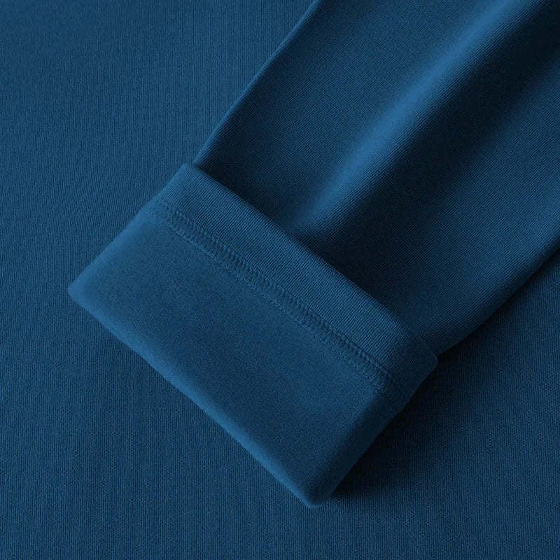 4/2-piece Men's Autumn And Winter Solid Color Round Neck Thermal Underwear Set Comfortable Plus Size Sports And Fitness Base Set