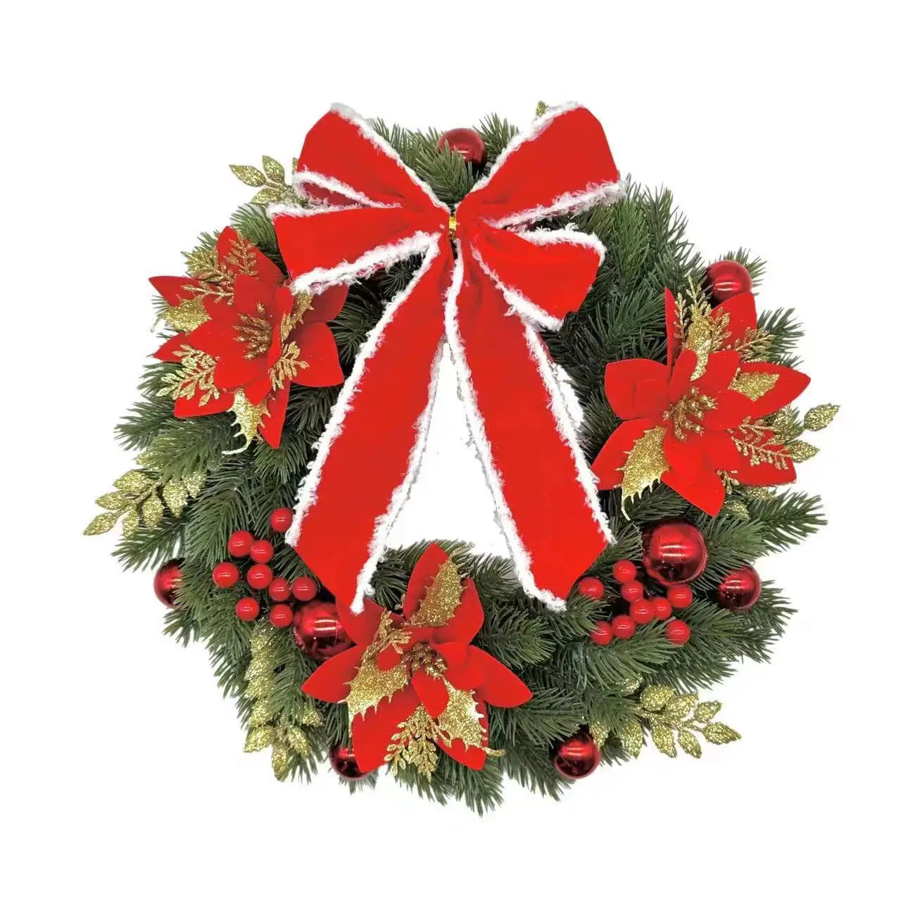 Christmas Wreath Christmas Decoration Door Hanging Decoration Pendant Christmas Window Prop Ornament